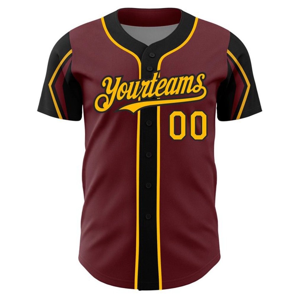 01-1-5 Pro Elite Baseball Jersey – Full Button Series - Image 1
