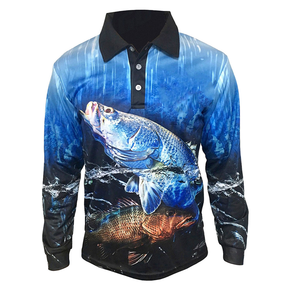 01 (5) Fishing Polo Shirts - Image 1